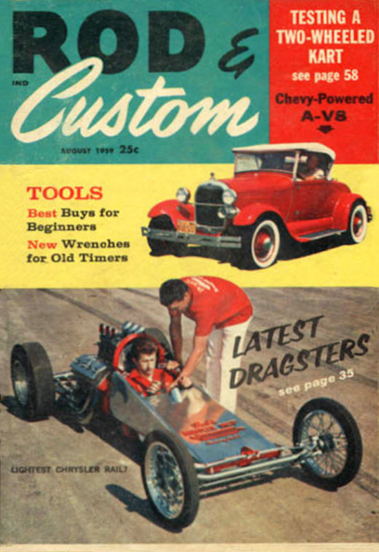 Rod & Custom Aug August 1959 