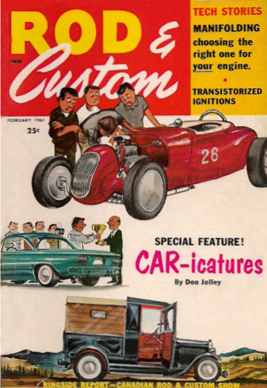 Rod & Custom Feb February 1961 