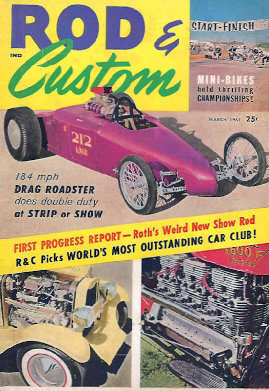 Rod & Custom Mar March 1961 