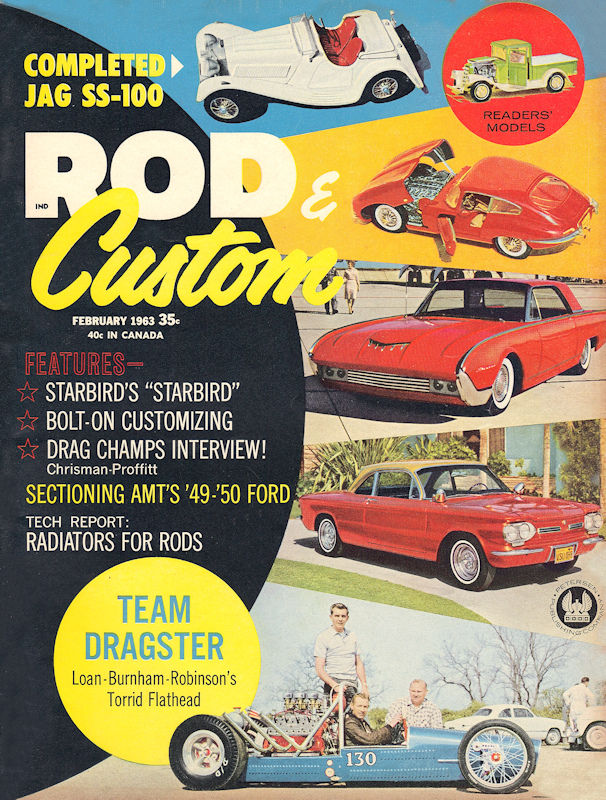 Rod & Custom Feb February 1963 