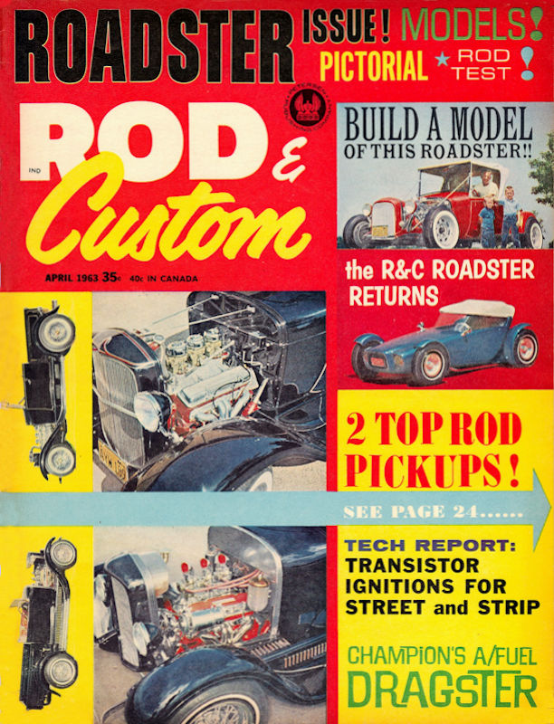 Rod & Custom Apr April 1963 