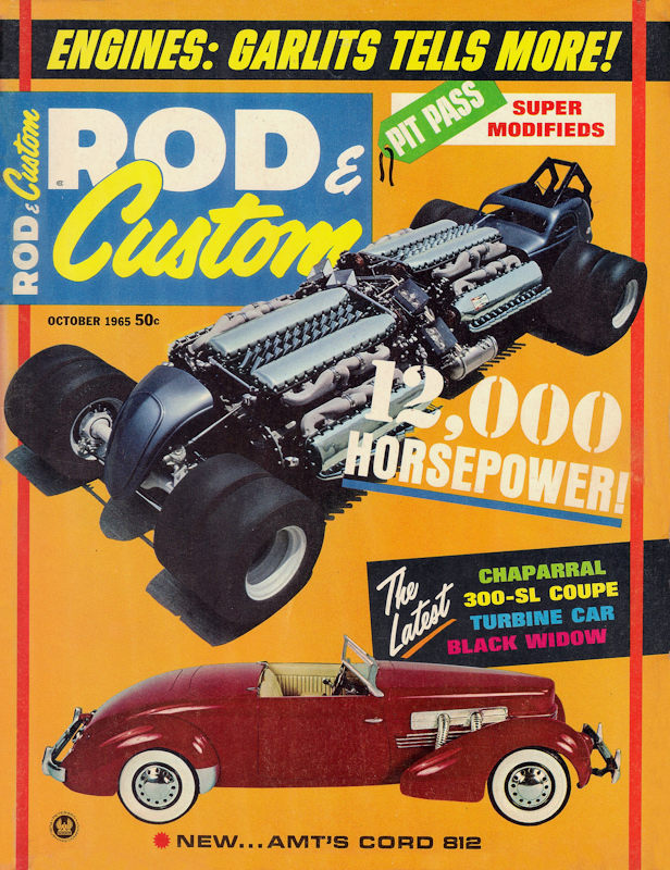 Rod & Custom Oct October 1965 