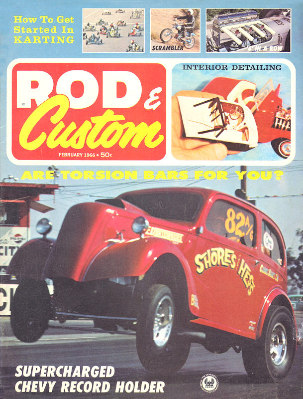Rod & Custom Feb February 1966 