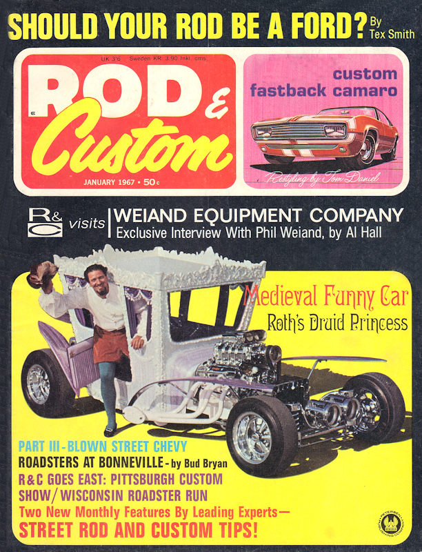 Rod & Custom Jan January 1967 
