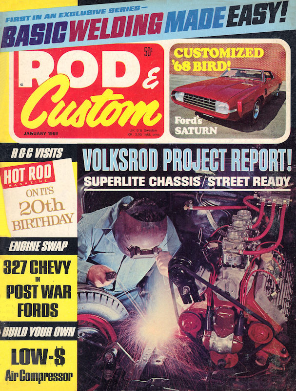Rod & Custom Jan January 1968 
