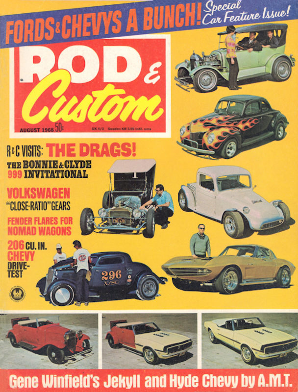 Rod & Custom Aug August 1968 