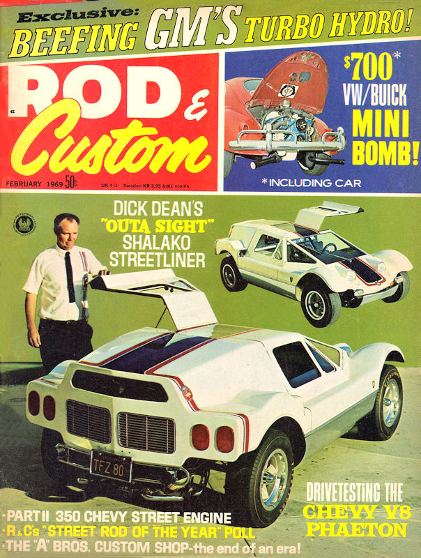 Rod & Custom Feb February 1969 