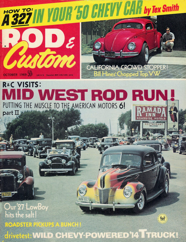 Rod & Custom Oct October 1969 