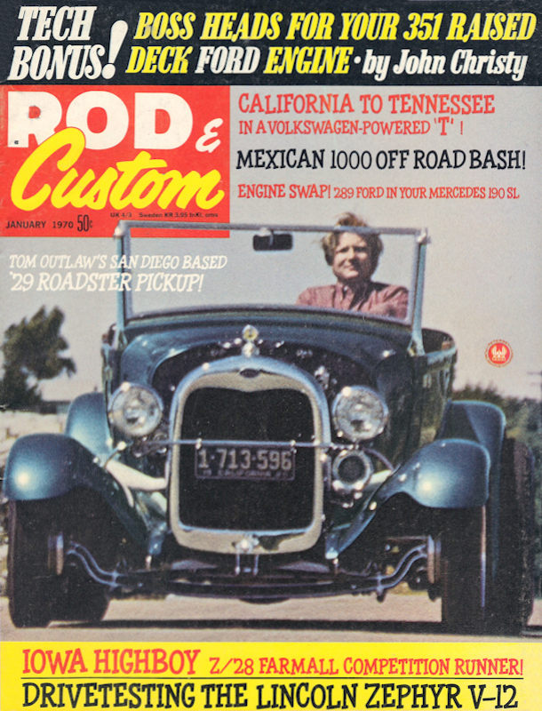 Rod & Custom Jan January 1970 