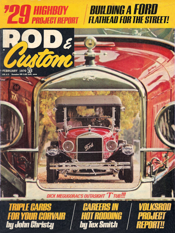 Rod & Custom Feb February 1970 