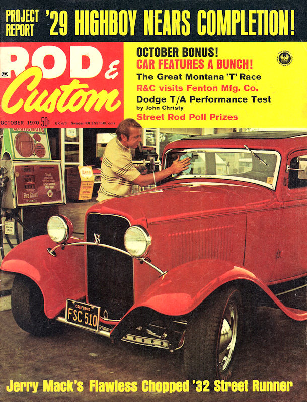 Rod & Custom Oct October 1970 