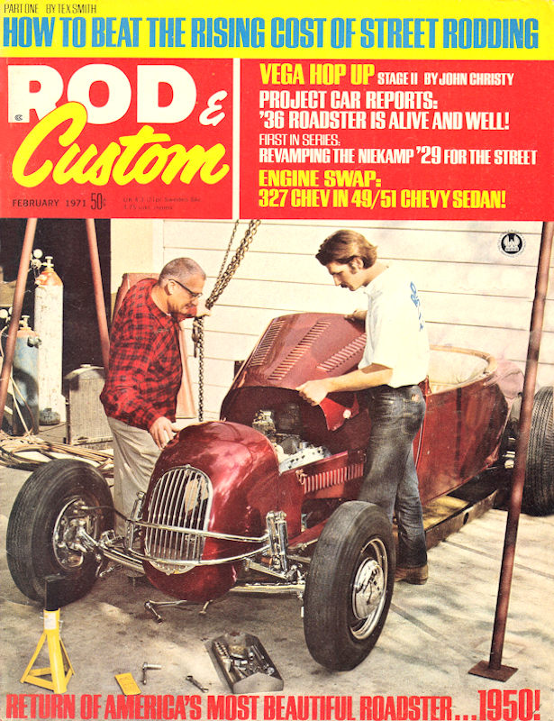 Rod & Custom Feb February 1971 