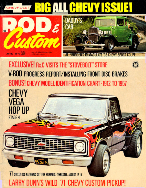 Rod & Custom Apr April 1971 