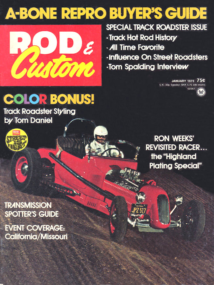 Rod & Custom Jan January 1973 