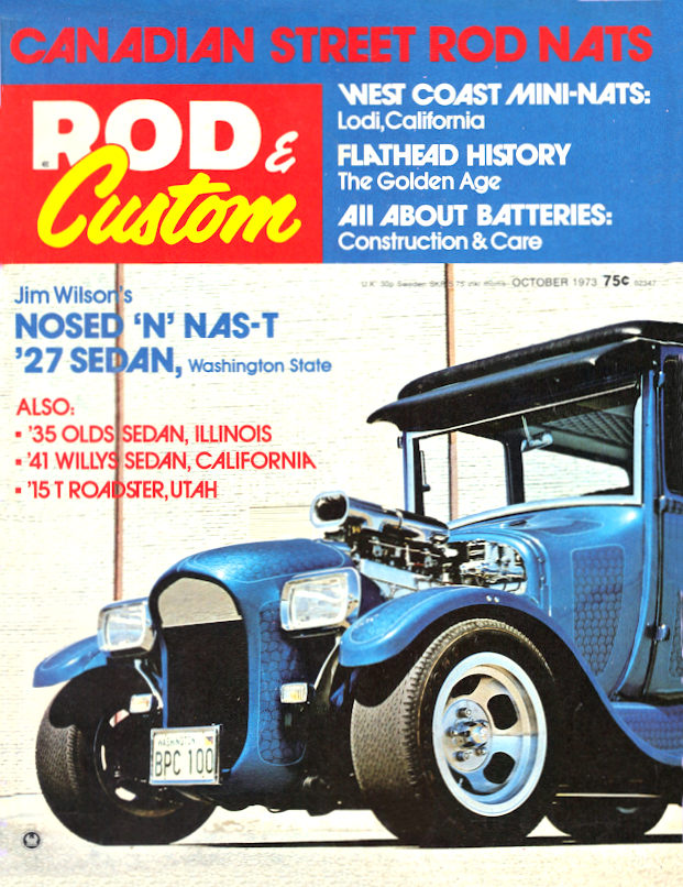 Rod & Custom Oct October 1973 