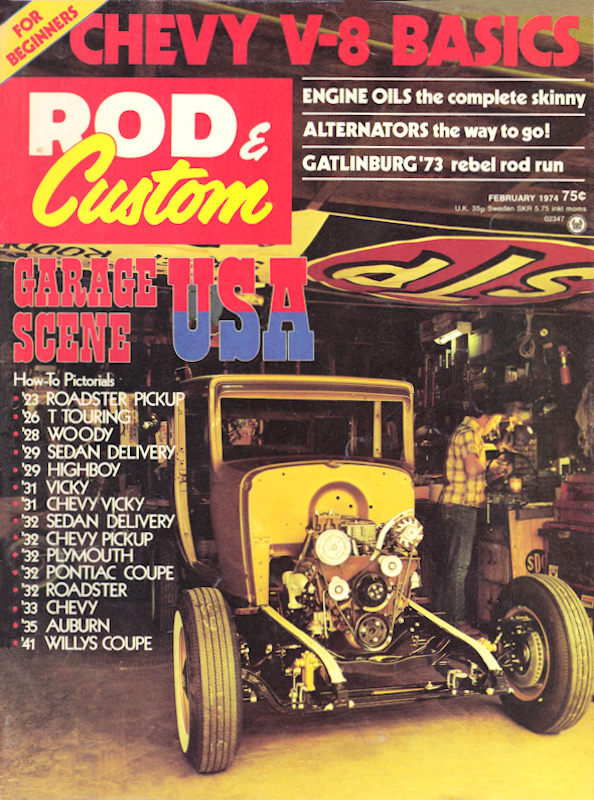 Rod & Custom Feb February 1974 