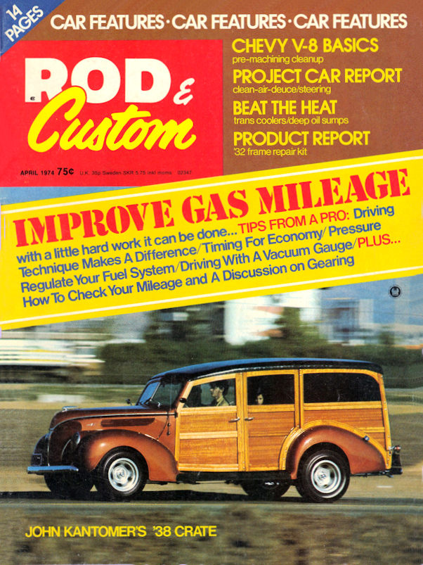 Rod & Custom Apr April 1974 