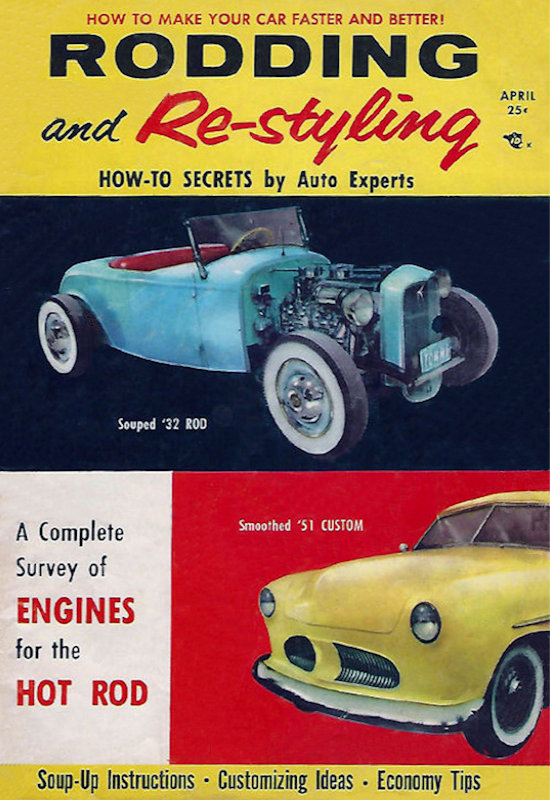 Rodding and Restyling Apr April 1955