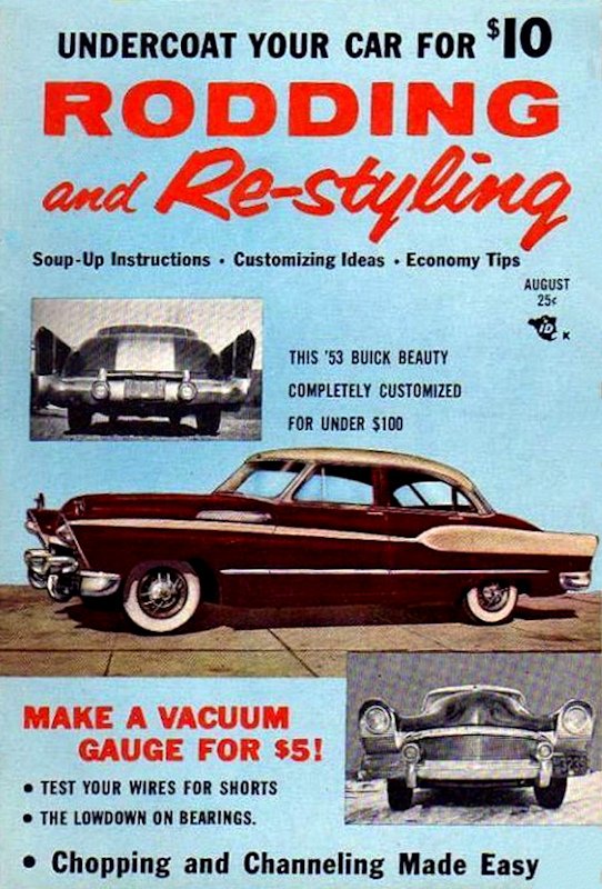Rodding and Restyling Aug August 1956 