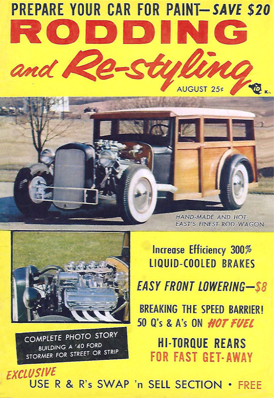Rodding and Restyling Aug August 1957 