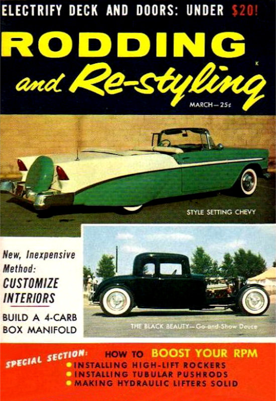 Rodding and Restyling Mar March 1958