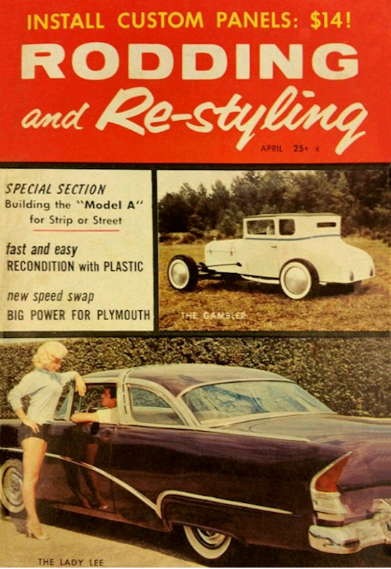 Rodding and Restyling Apr April 1958 