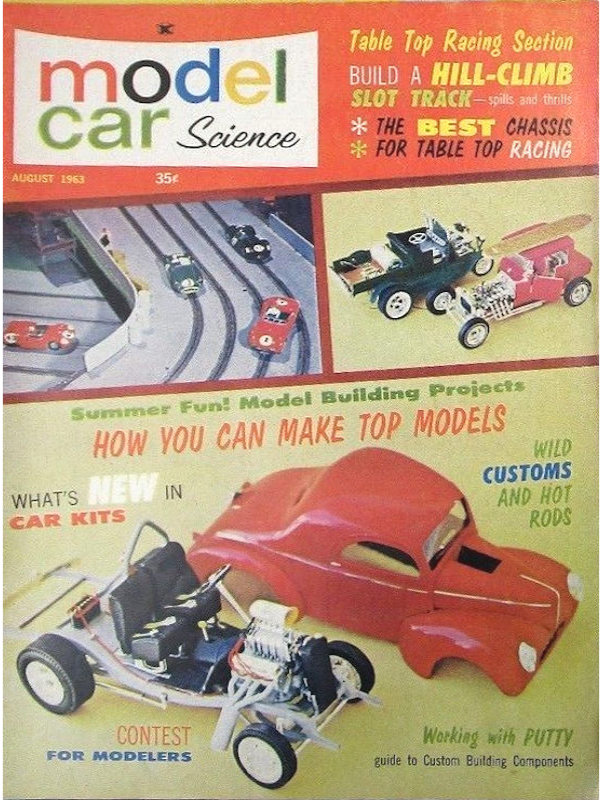 Model Car Science Aug August 1963 