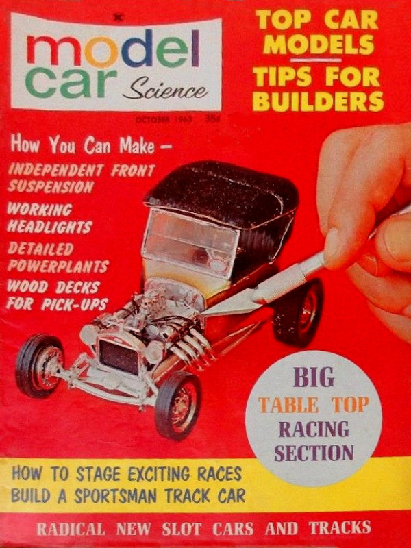 Model Car Science Oct October 1963 