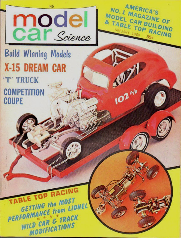 Model Car Science Jan January 1964 