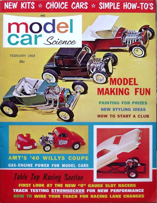 Model Car Science Feb February 1964 