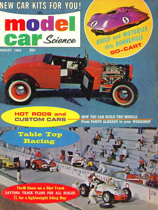 Model Car Science Aug August 1964 