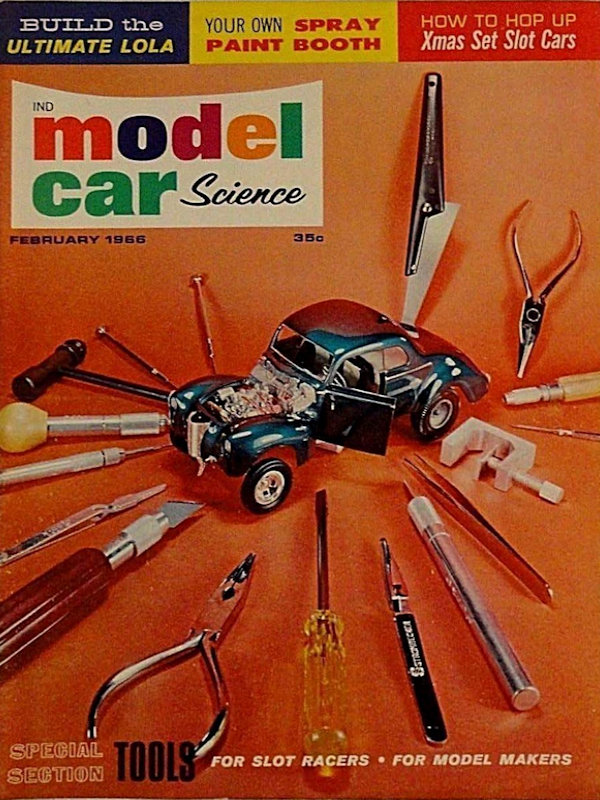 Model Car Science Feb February 1966 