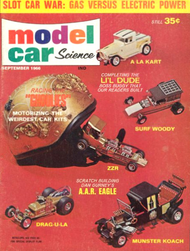 Model Car Science Sept September 1966 
