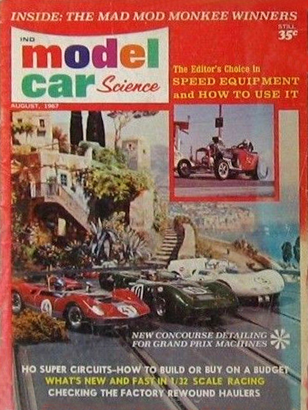 Model Car Science Aug August 1967 