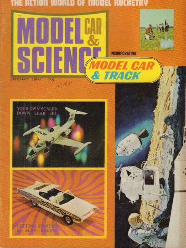 Model Car Science Jan January 1968 