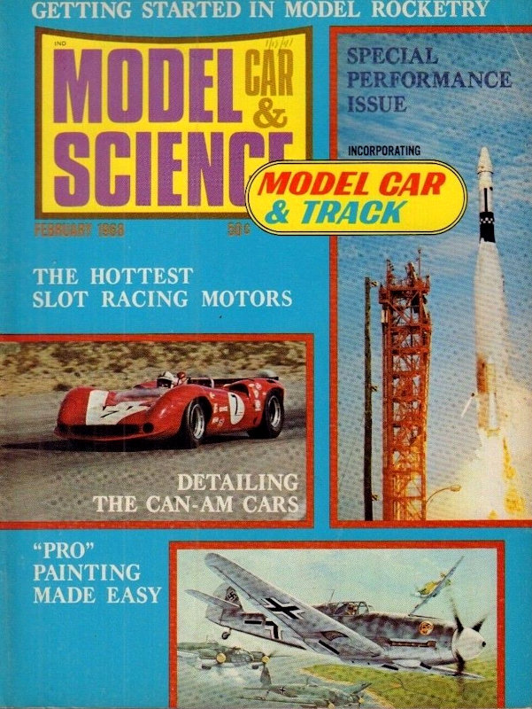 Model Car Science Feb February 1968 