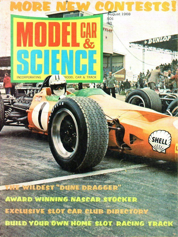 Model Car Science Aug August 1968 