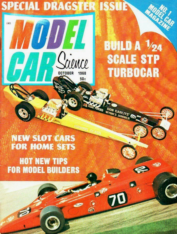 Model Car Science Oct October 1968 