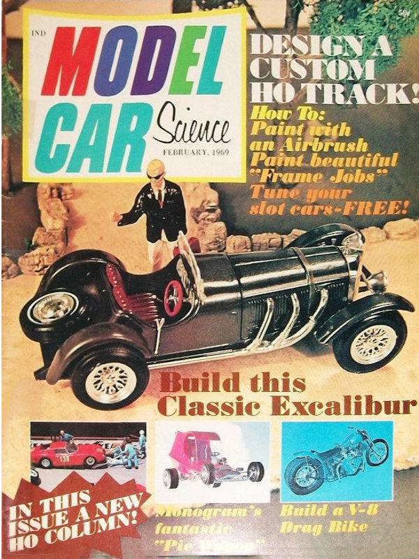 Model Car Science Feb February 1969 