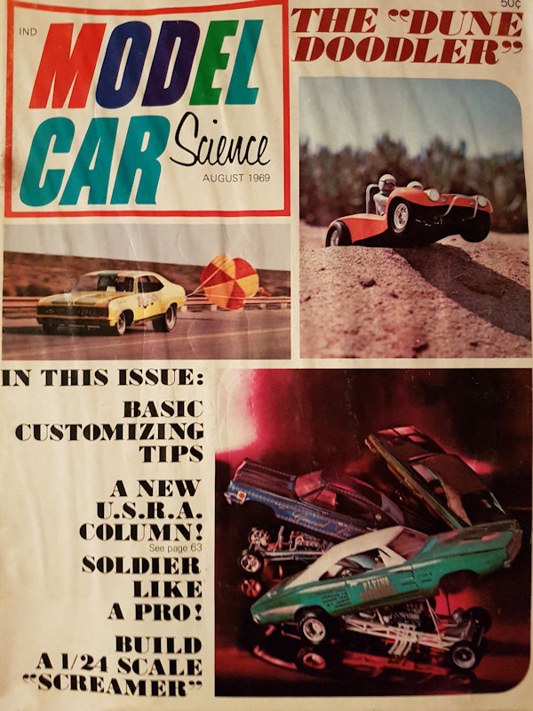 Model Car Science Aug August 1969 