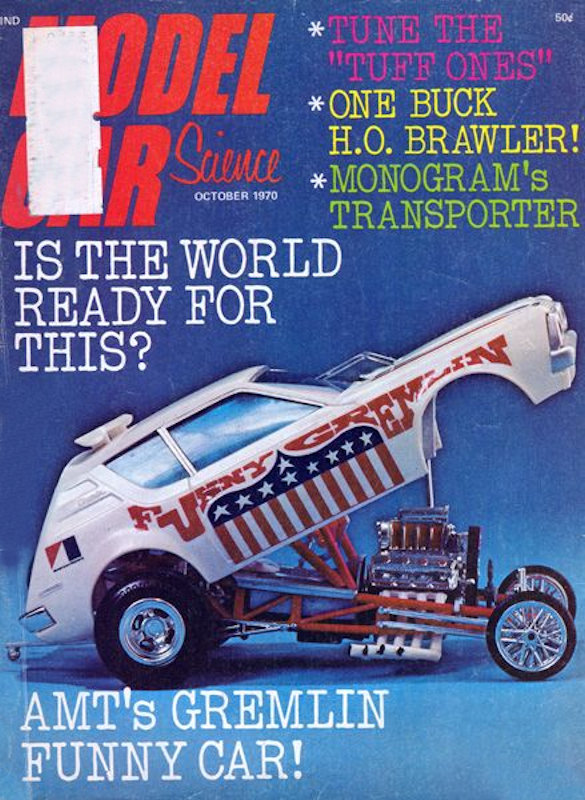 Model Car Science Oct October 1970 