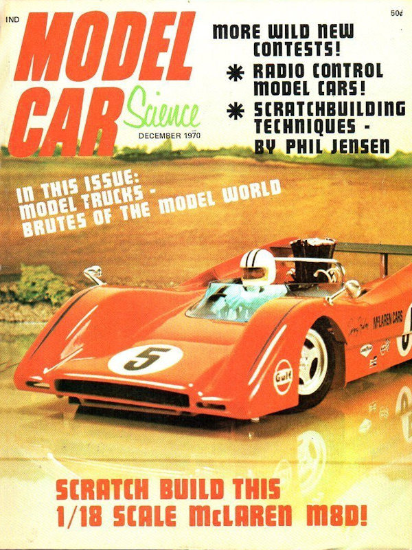 Model Car Science Dec December 1970 