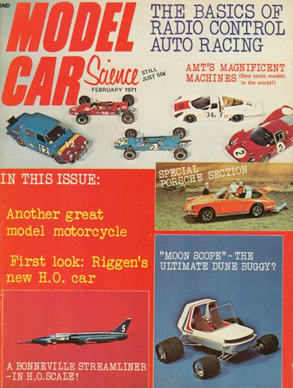 Model Car Science Feb February 1971 