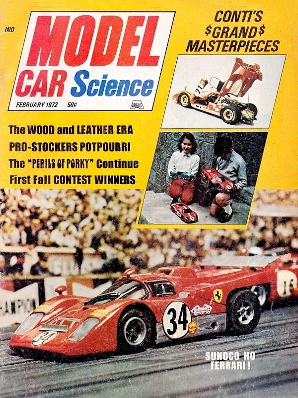 Model Car Science Feb February 1972 