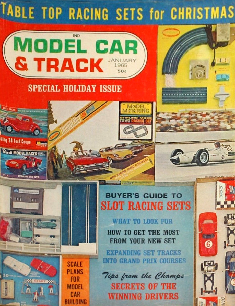 Model Car & Track Jan January 1965 