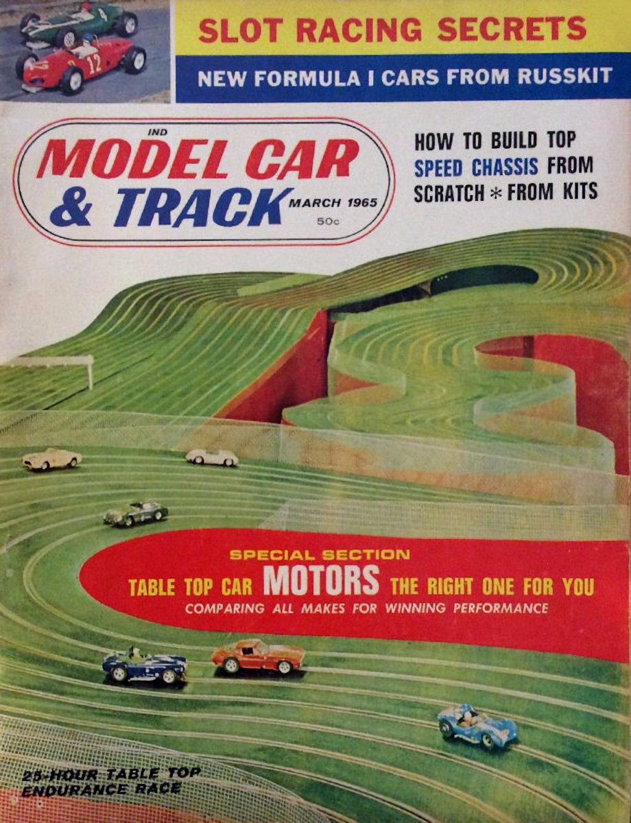 Model Car & Track Mar March 1965 
