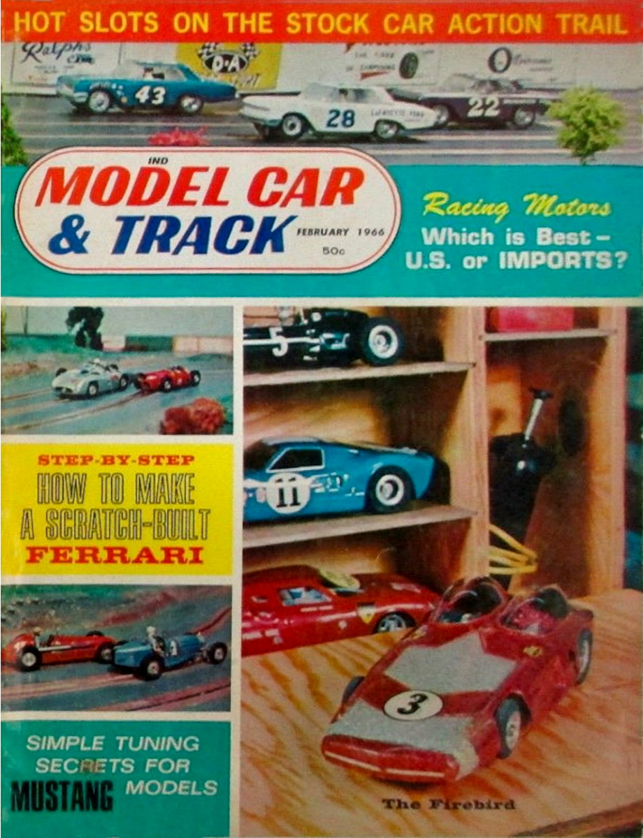 Model Car & Track Feb February 1966 