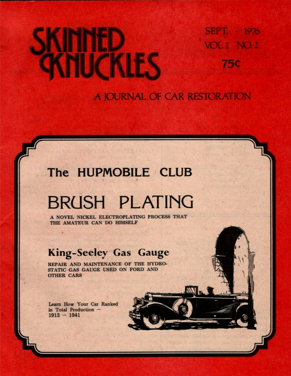 Skinned Knuckles Sept September 1976