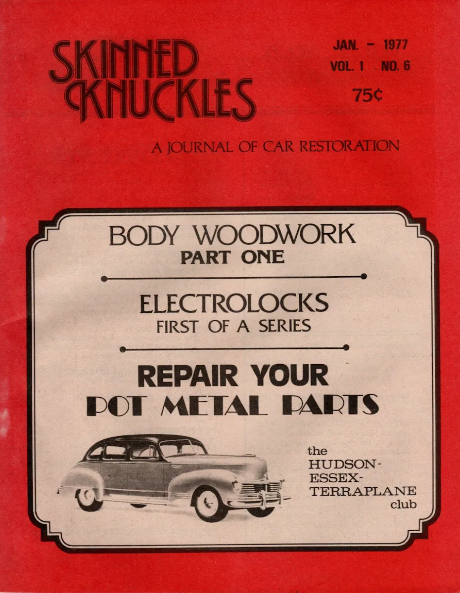 Skinned Knuckles Jan January 1977