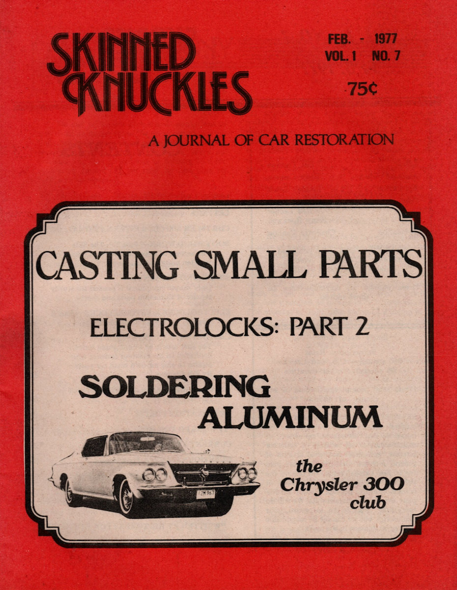 Skinned Knuckles Feb February 1977